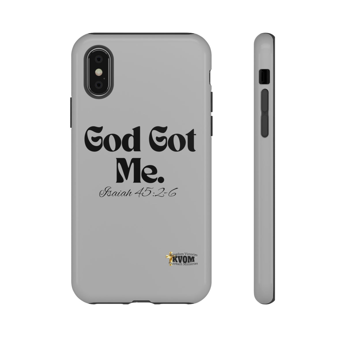 God Got Me KVOM Tough Case, Black Print