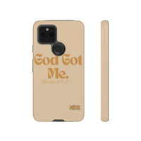 God Got Me KVOM Tough Case, Gold Print