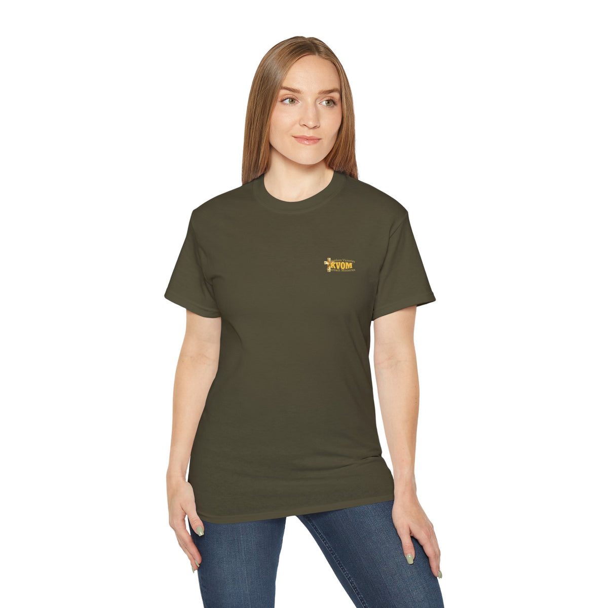 KVOM Yellow Gold Logo Essentials Tee