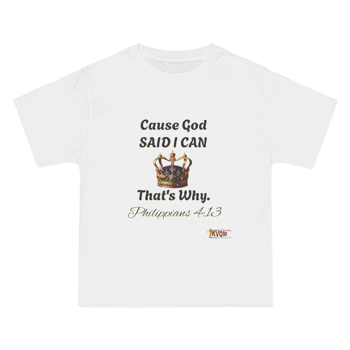 Cause God Said I Can Relaxed Fit Short-Sleeve T-Shirt