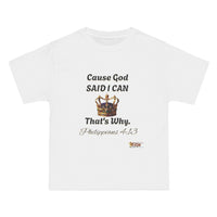 Cause God Said I Can Relaxed Fit Short-Sleeve T-Shirt