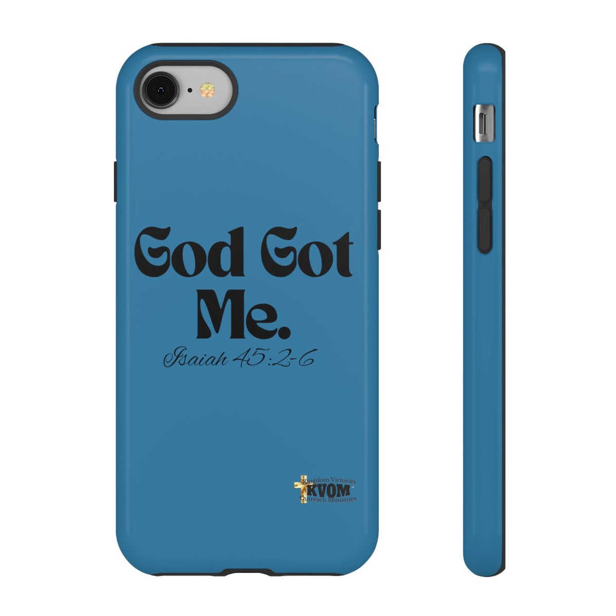 God Got Me KVOM Tough Case, Black Print