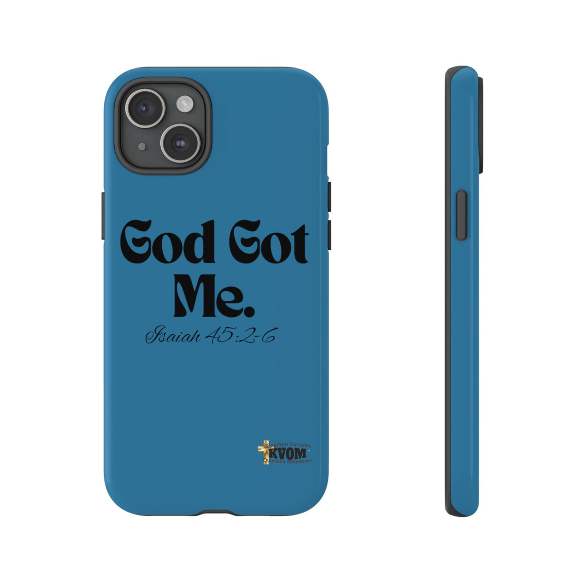 God Got Me KVOM Tough Case, Black Print