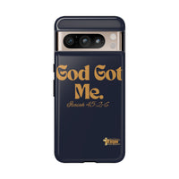 God Got Me KVOM Tough Case, Gold Print