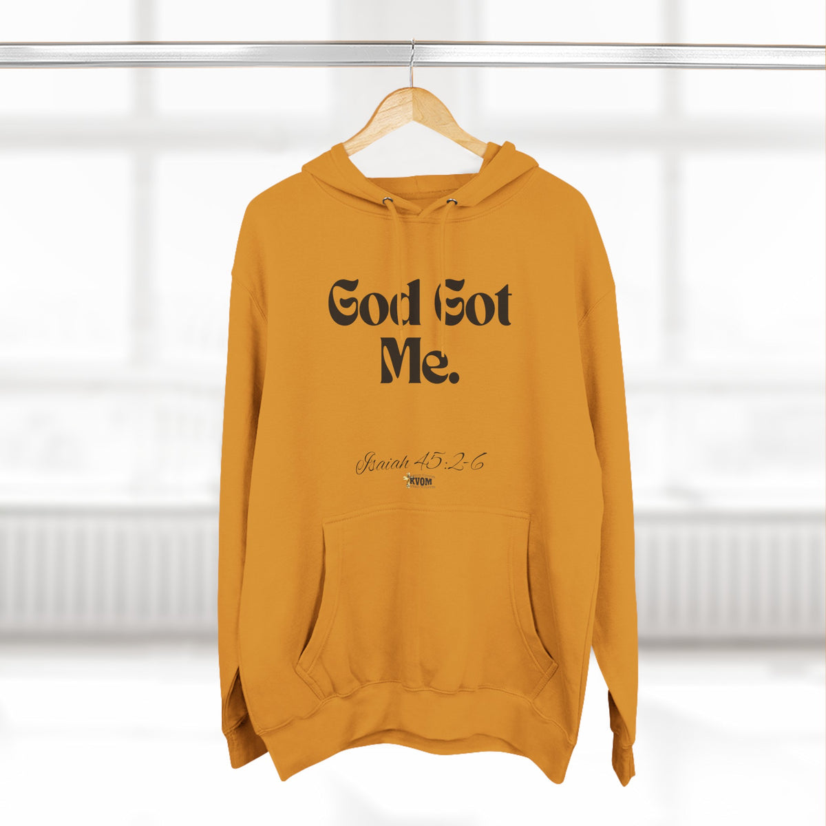 God Got Me Three-Panel Fleece Hoodie