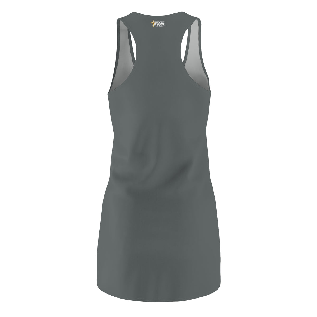 Don't Give Up On God Women's Racerback Dress, Grey