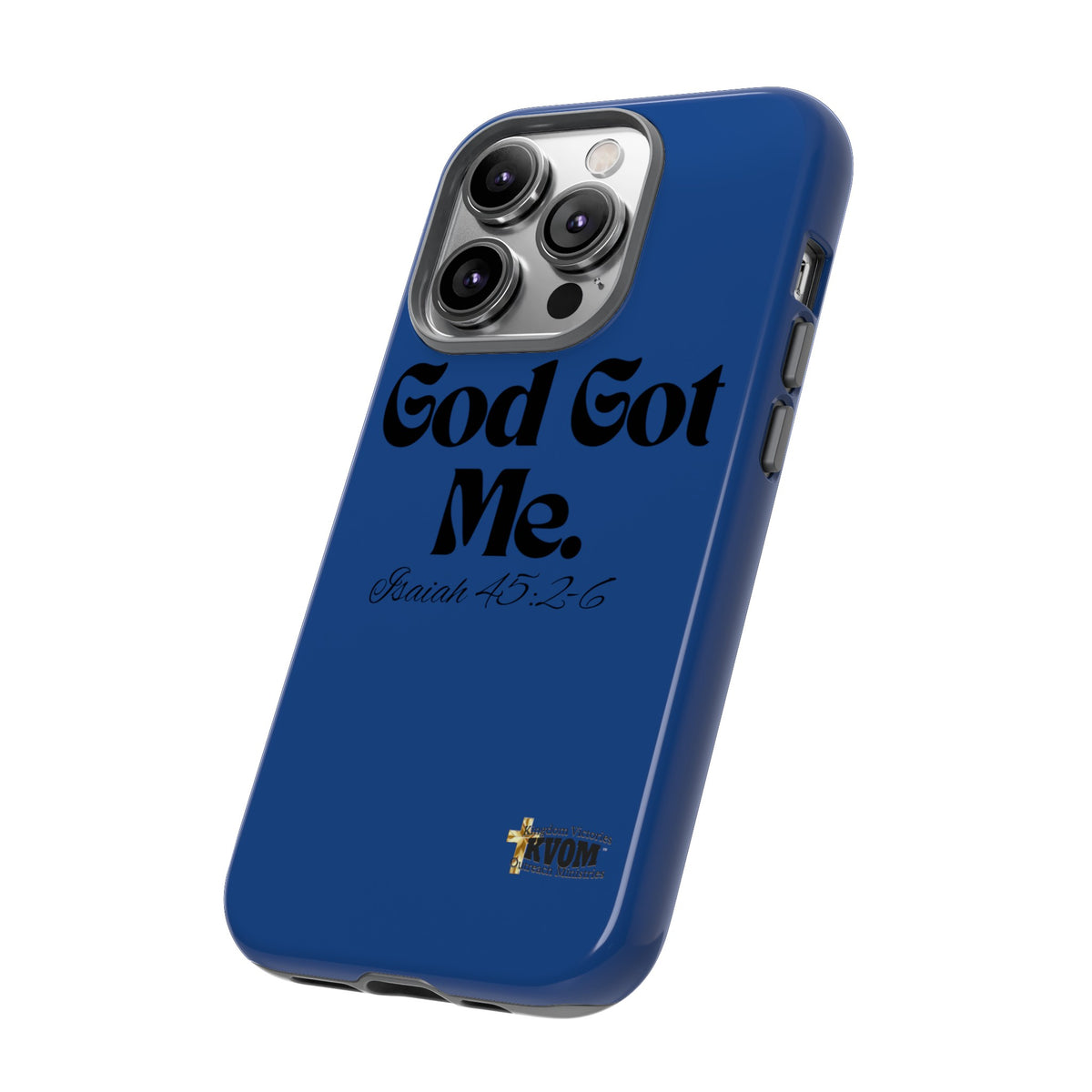 God Got Me KVOM Tough Case, Black Print