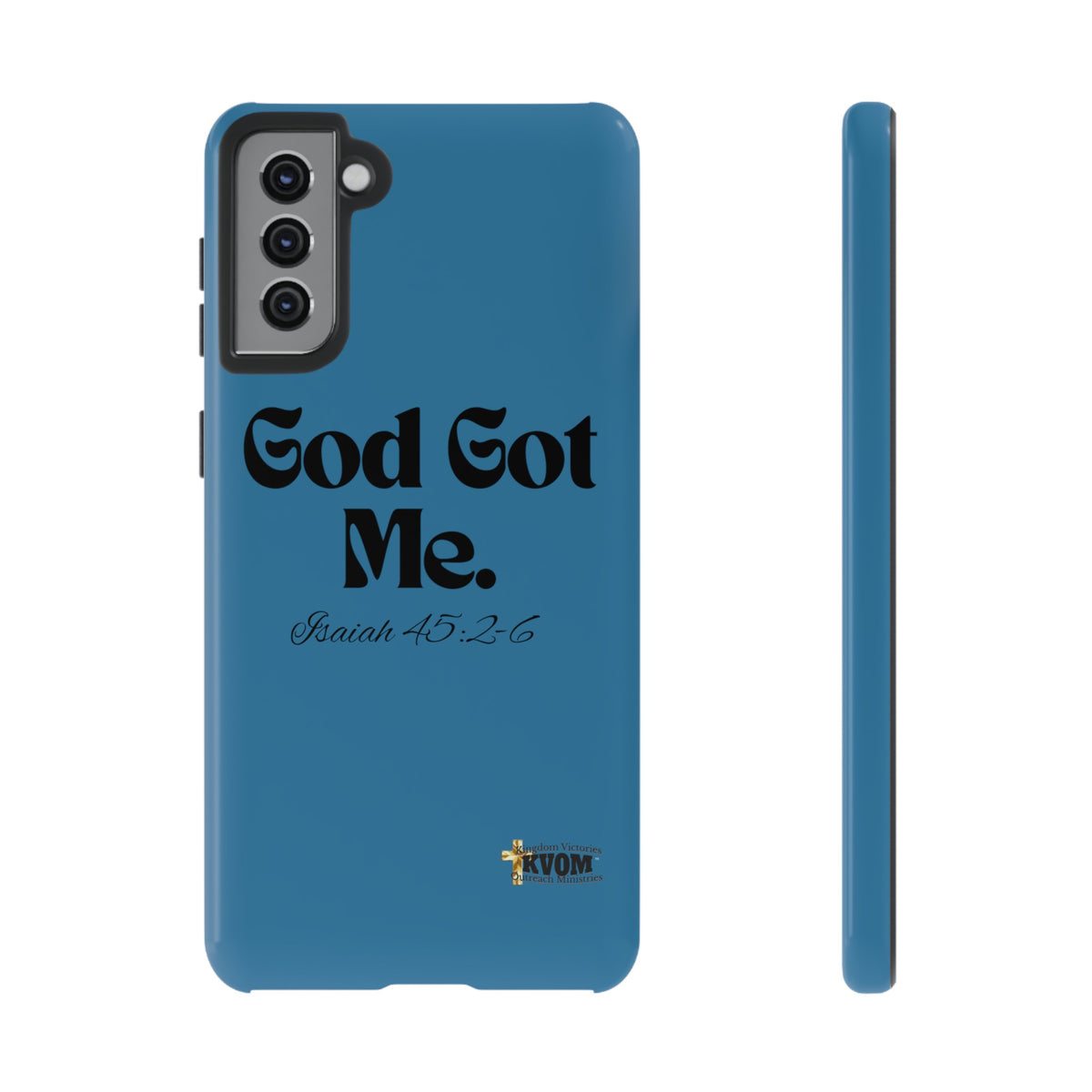 God Got Me KVOM Tough Case, Black Print