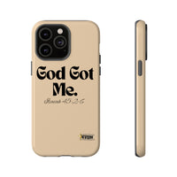 God Got Me KVOM Tough Case, Black Print