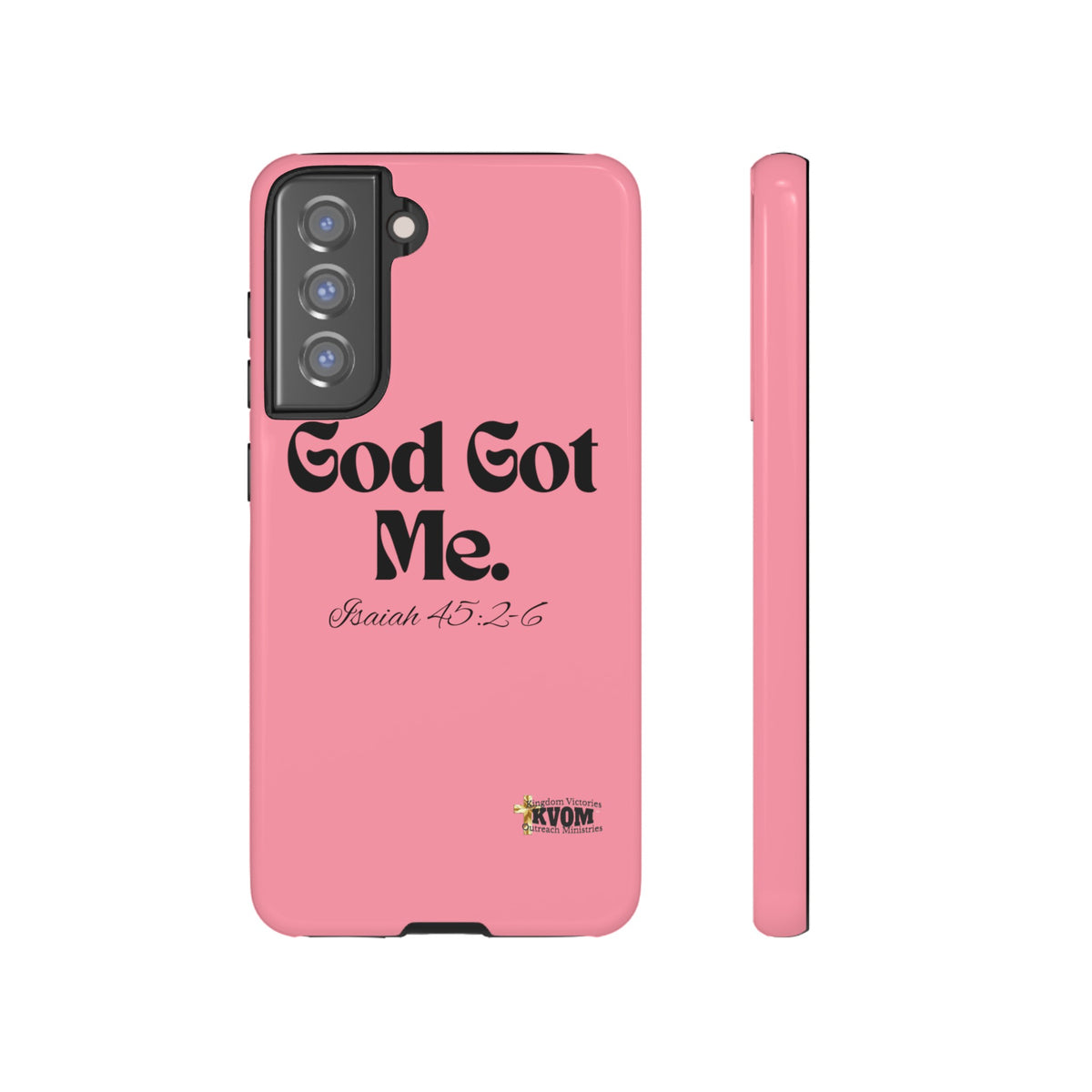 God Got Me KVOM Tough Case, Black Print