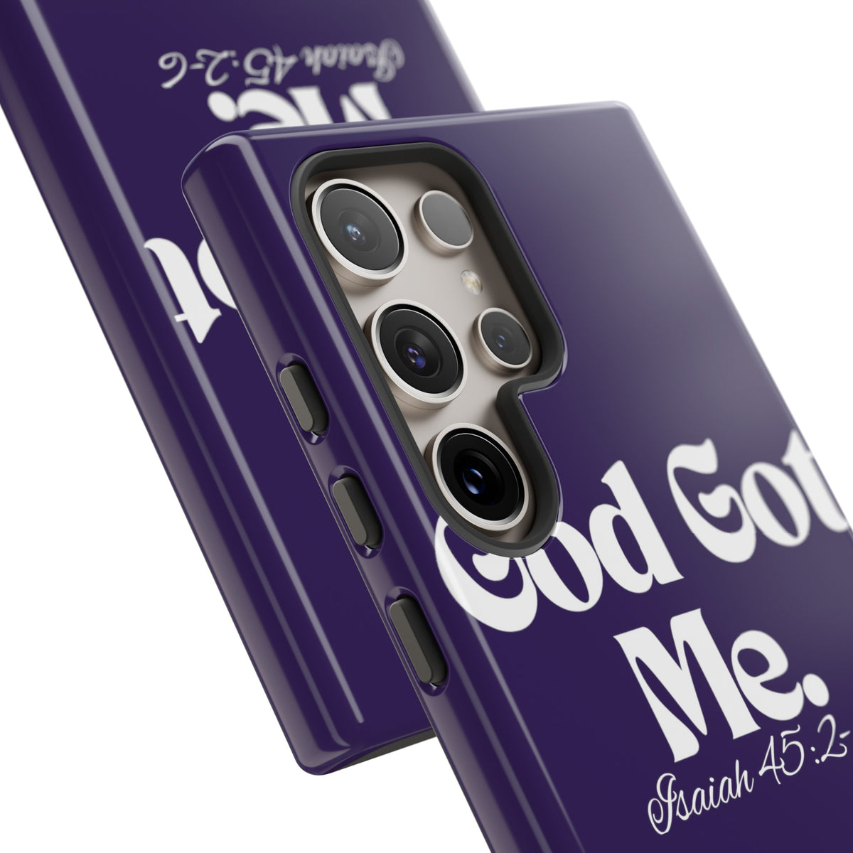 God Got Me KVOM Tough Case, White Print