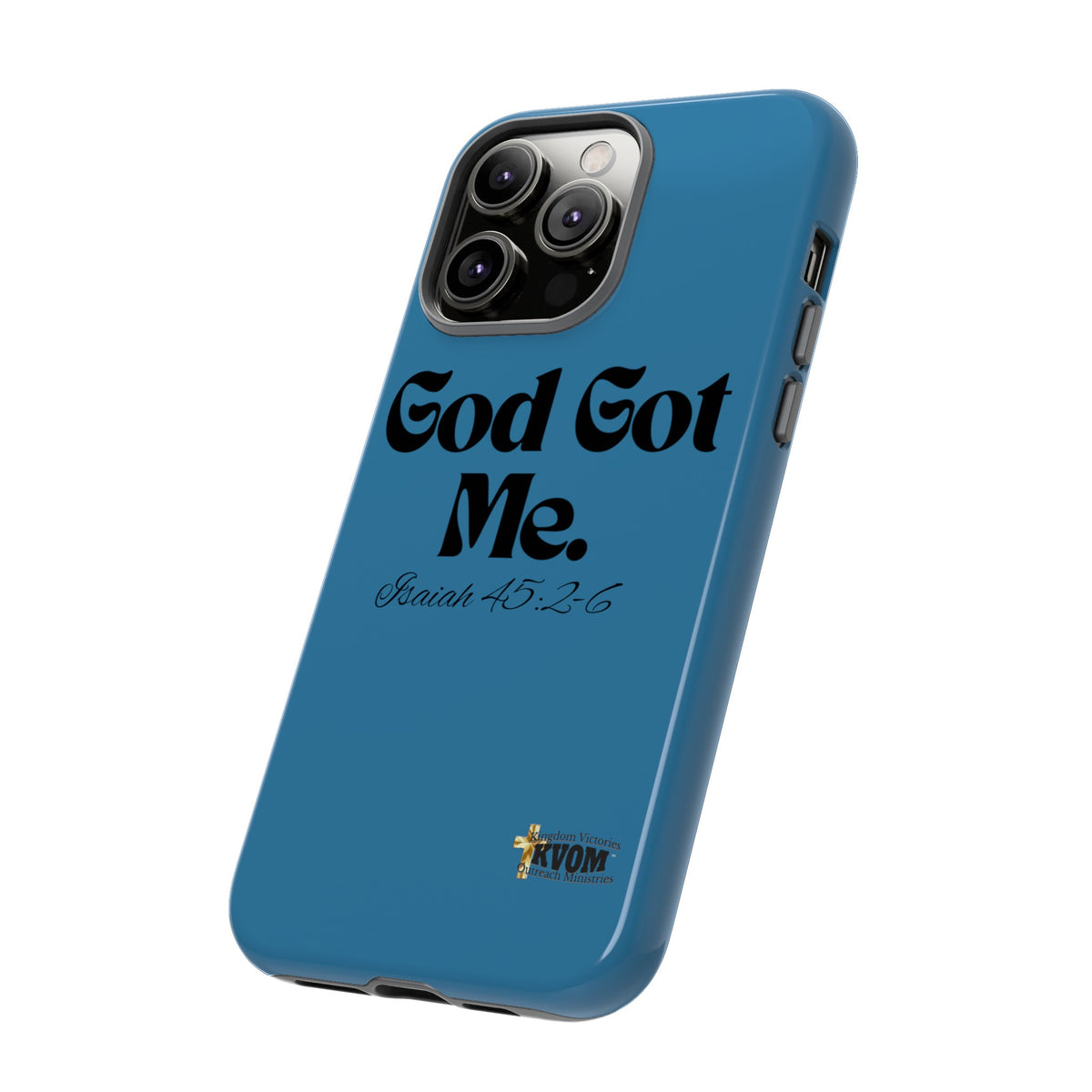 God Got Me KVOM Tough Case, Black Print