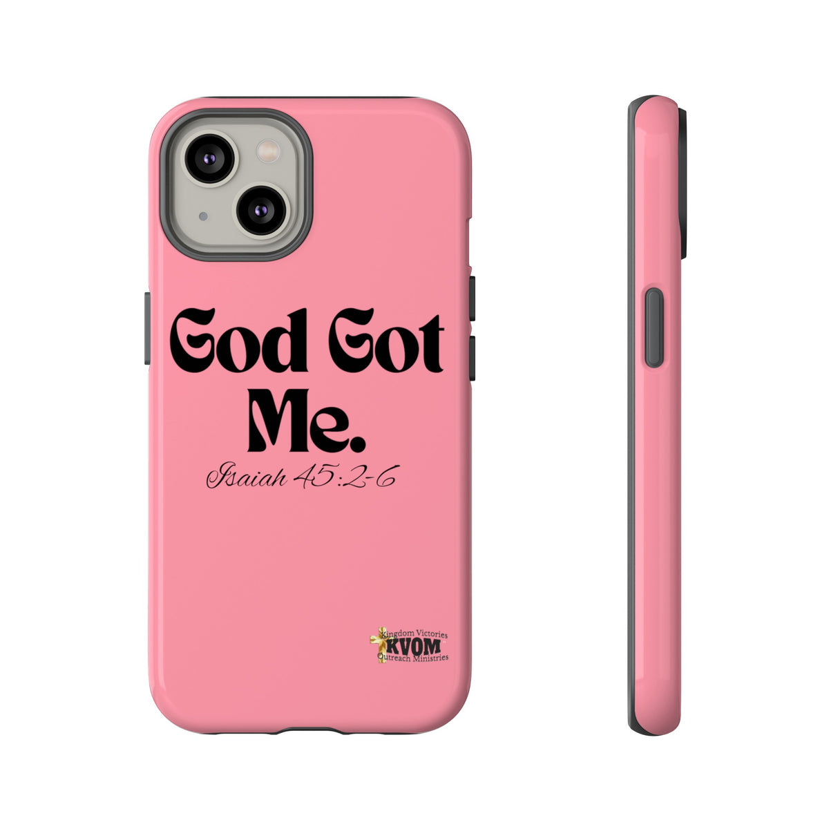 God Got Me KVOM Tough Case, Black Print