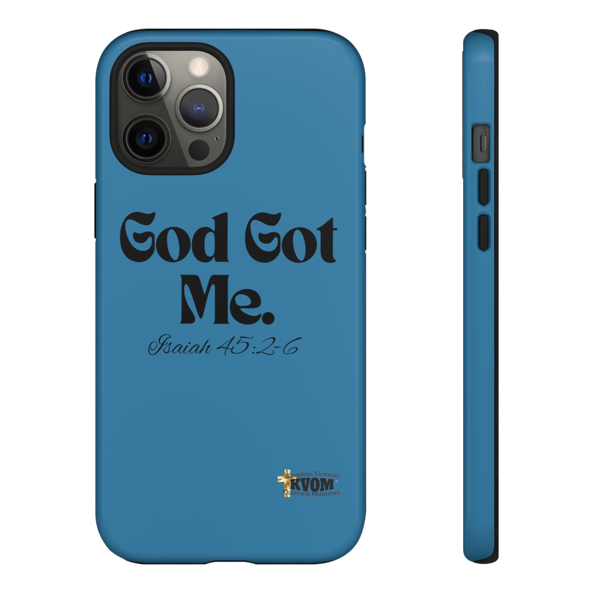 God Got Me KVOM Tough Case, Black Print