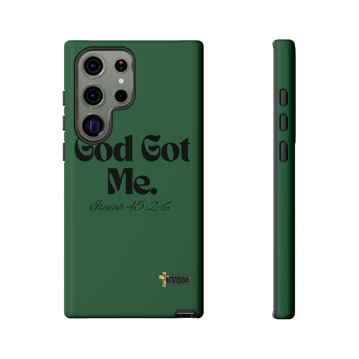 God Got Me KVOM Tough Case, Black Print