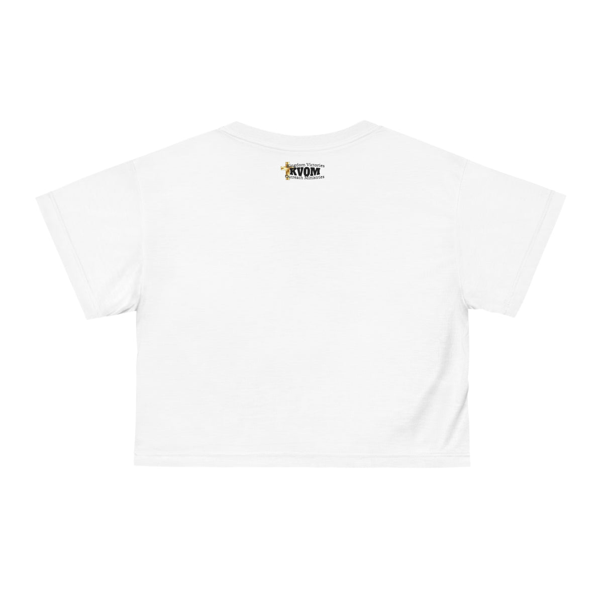 Jesus Says We Fly Soon Ticket? Crop Top Shirt White