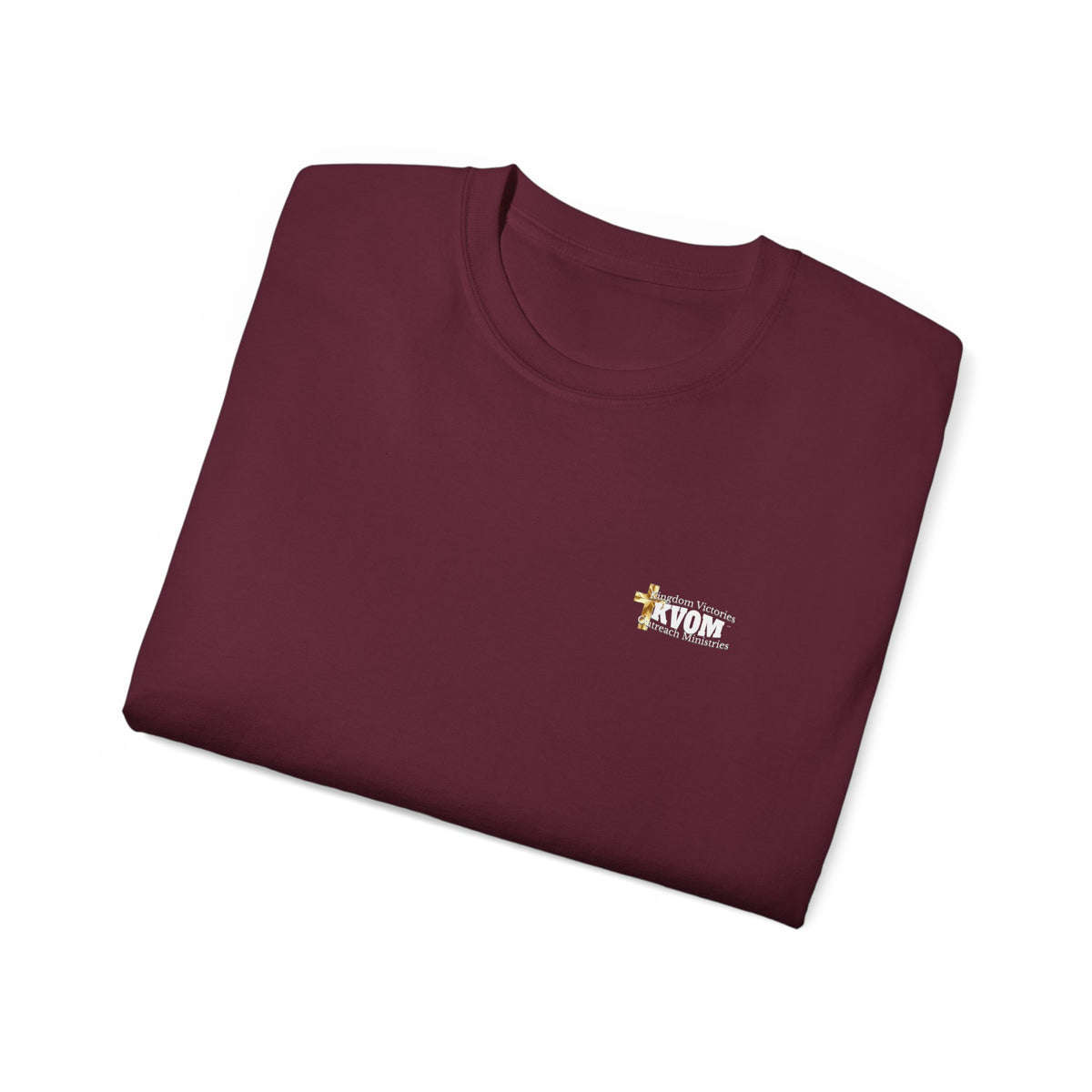 KVOM White Logo Essentials Tee