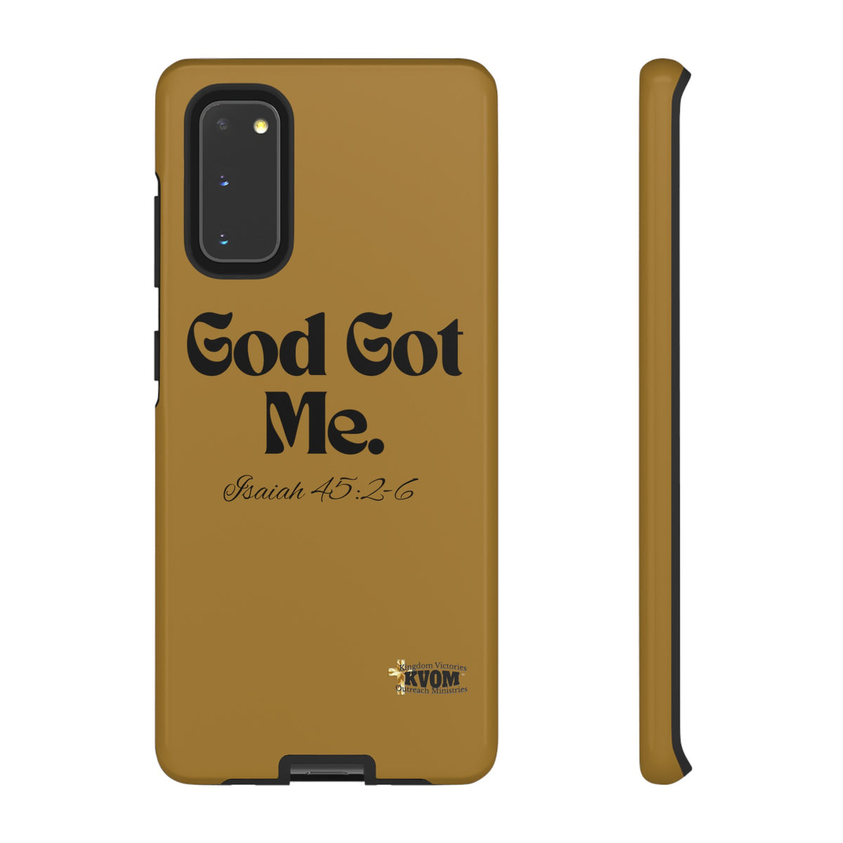 God Got Me KVOM Tough Case, Black Print