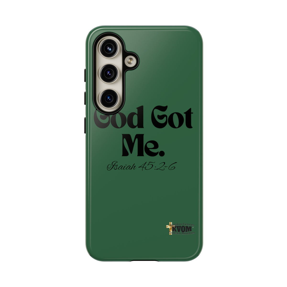 God Got Me KVOM Tough Case, Black Print