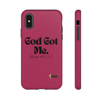 God Got Me KVOM Tough Case, Black Print