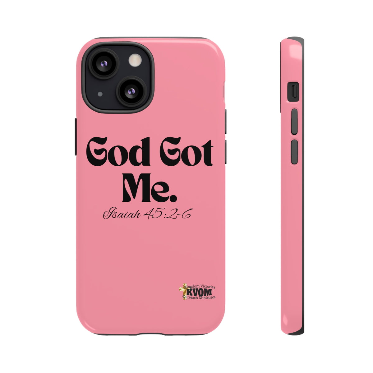 God Got Me KVOM Tough Case, Black Print