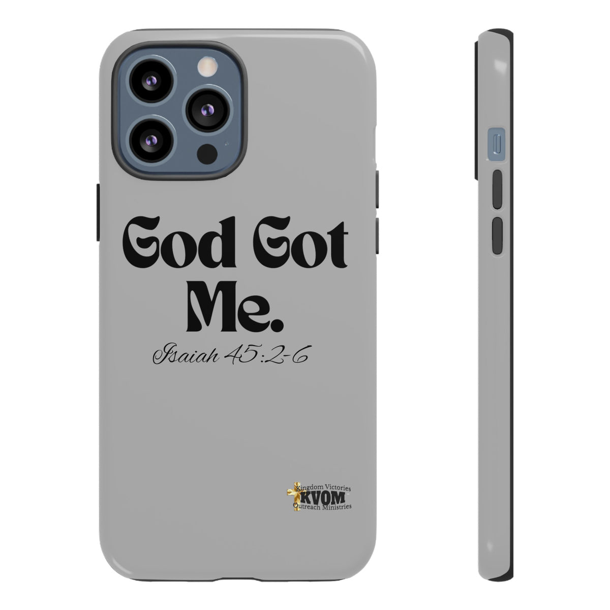 God Got Me KVOM Tough Case, Black Print