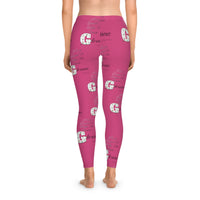 Make His Praise Glorious Stretchy Leggings, Watermelon Pink