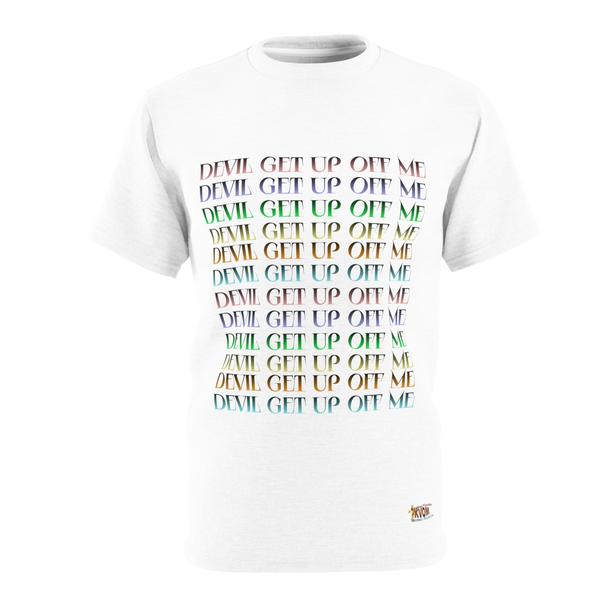 Devil Get Up Off Me T-Shirt, White