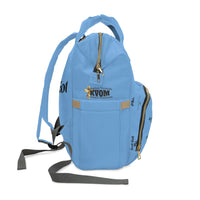 God Got Me KVOM Diaper Backpack, Blue