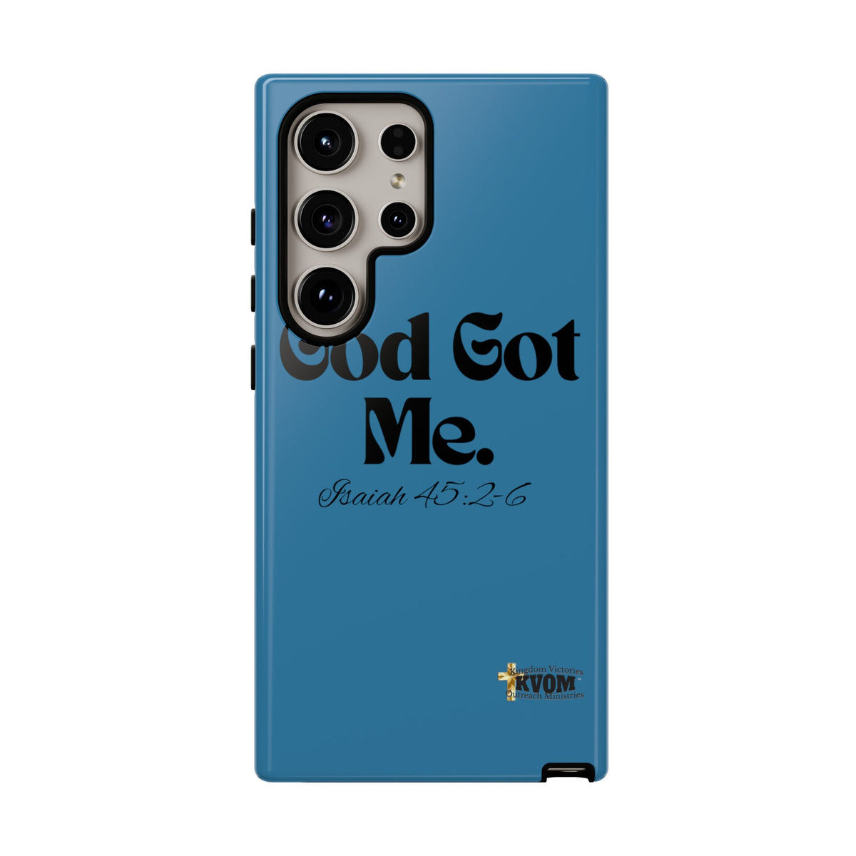 God Got Me KVOM Tough Case, Black Print