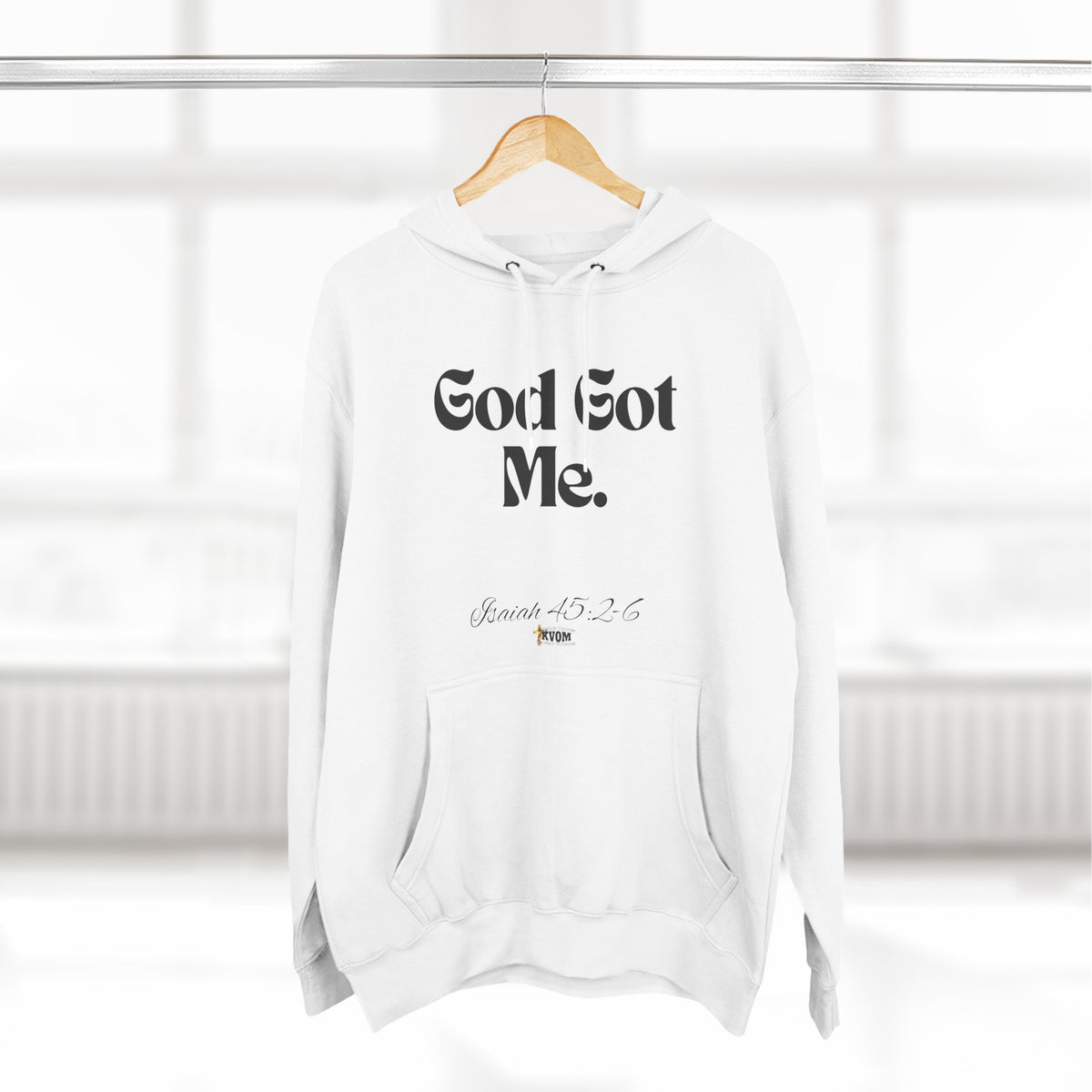 God Got Me Three-Panel Fleece Hoodie