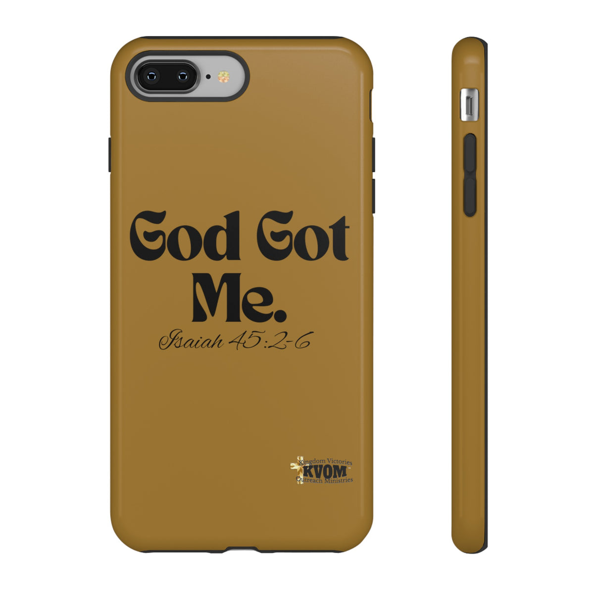 God Got Me KVOM Tough Case, Black Print