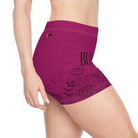 Stretched Series Women's Shorts, Deep Berry