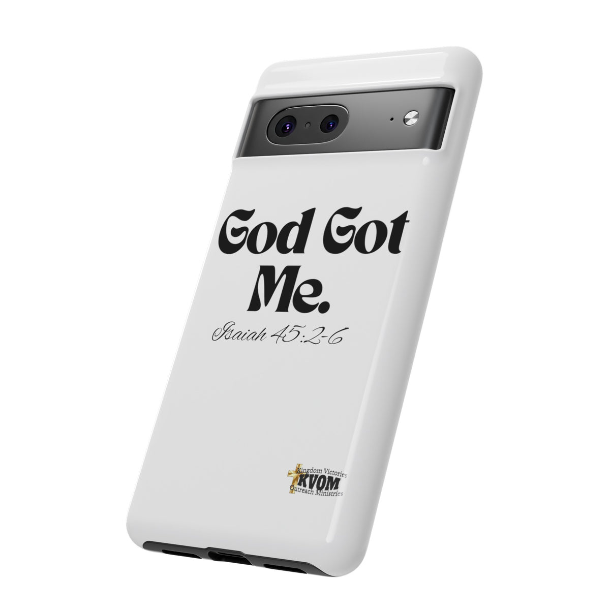 God Got Me KVOM Tough Case, Black Print