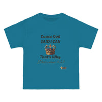 Cause God Said I Can Relaxed Fit Short-Sleeve T-Shirt