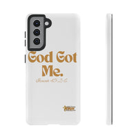 God Got Me KVOM Tough Case, Gold Print