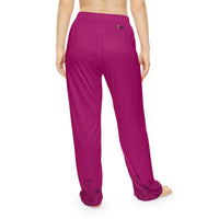 Stretched Series BLESSED Women's Comfy Pants, Deep Berry