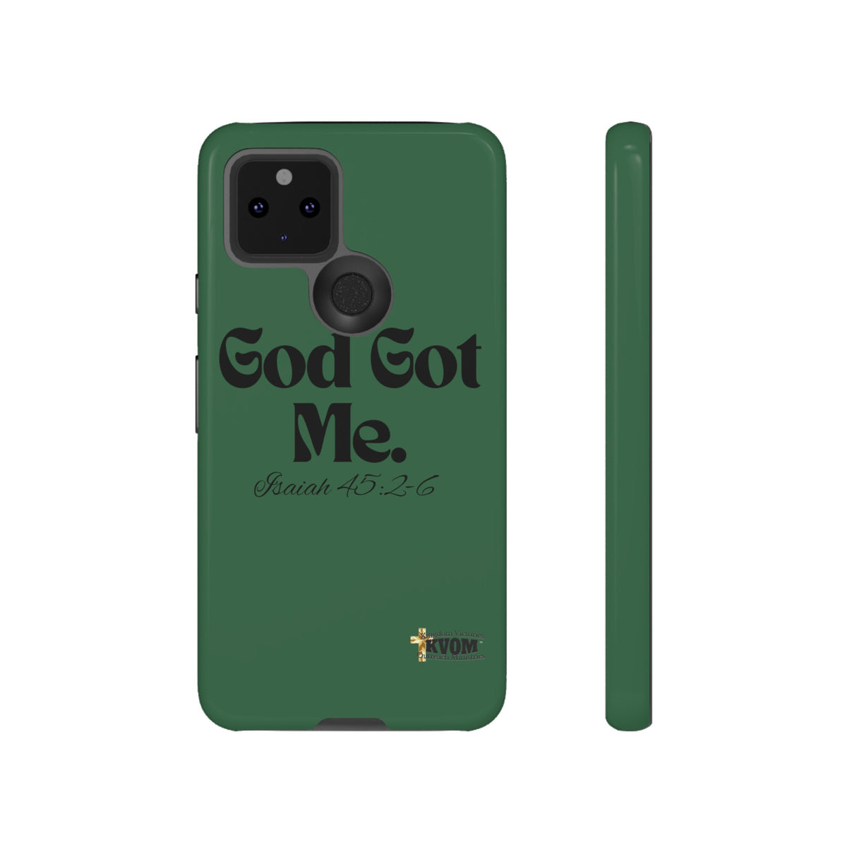 God Got Me KVOM Tough Case, Black Print