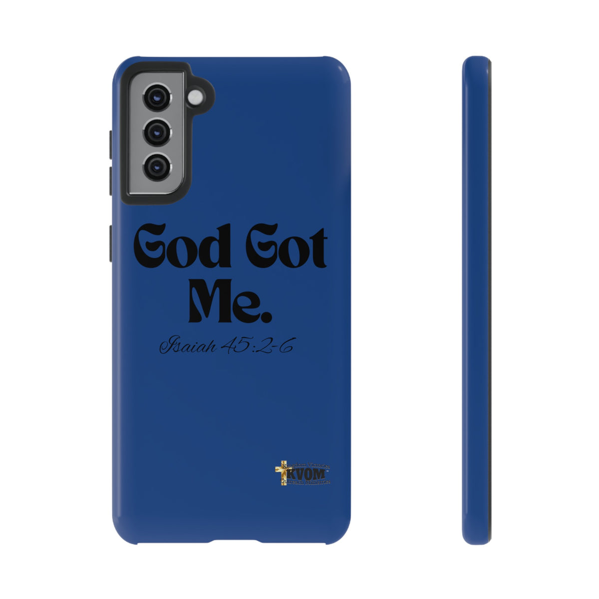 God Got Me KVOM Tough Case, Black Print