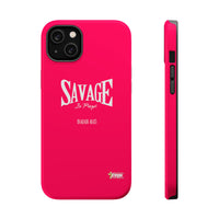 Savage in Prayer MagSafe Tough Cases, Siren Alarm Pink