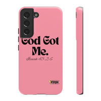 God Got Me KVOM Tough Case, Black Print