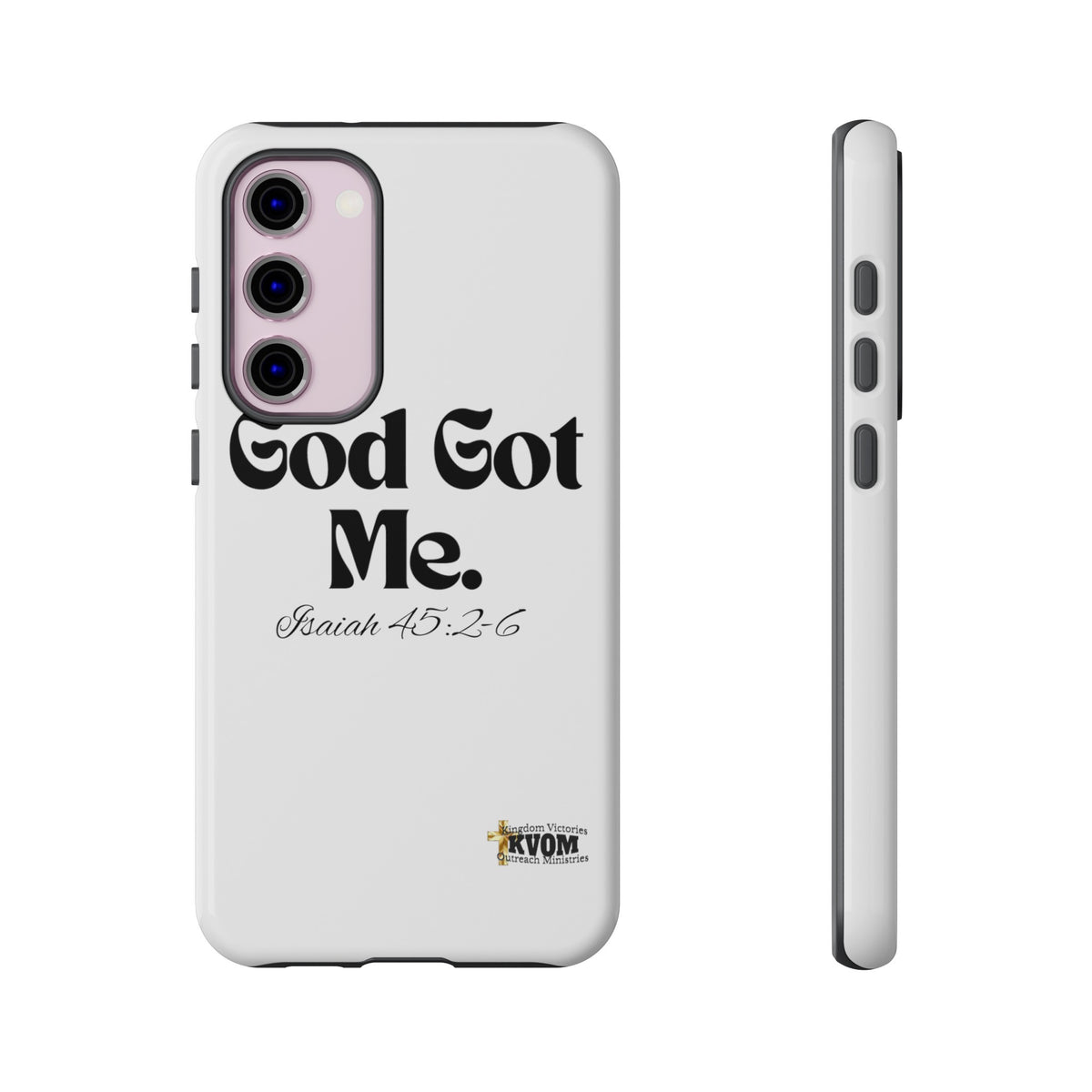 God Got Me KVOM Tough Case, Black Print