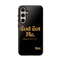 God Got Me KVOM Tough Case, Gold Print