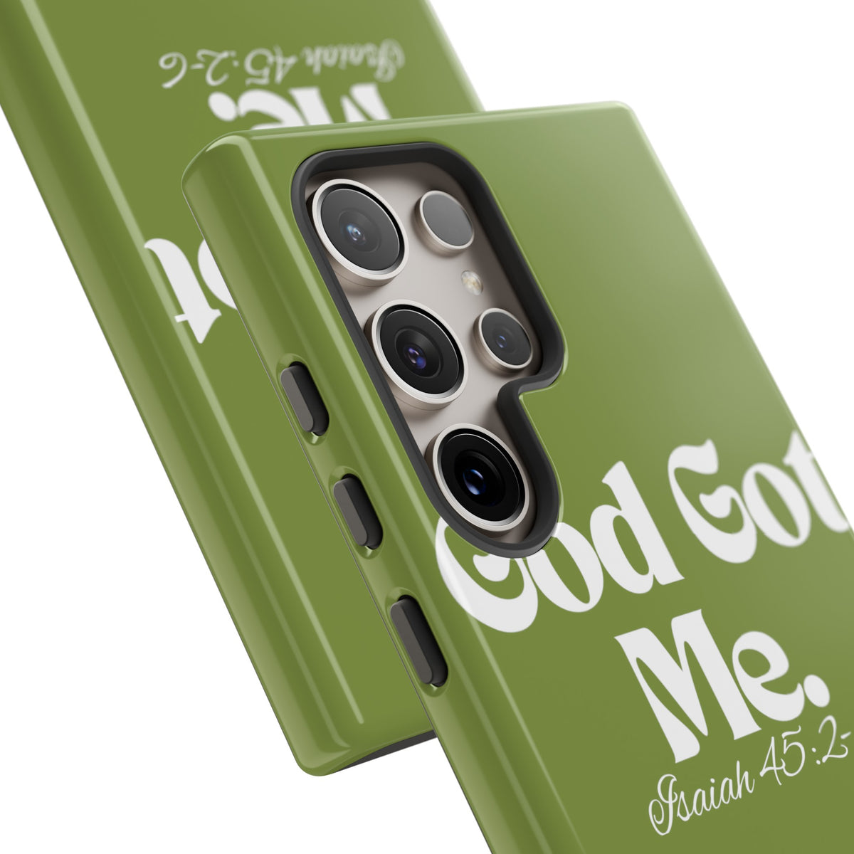 God Got Me KVOM Tough Case, White Print