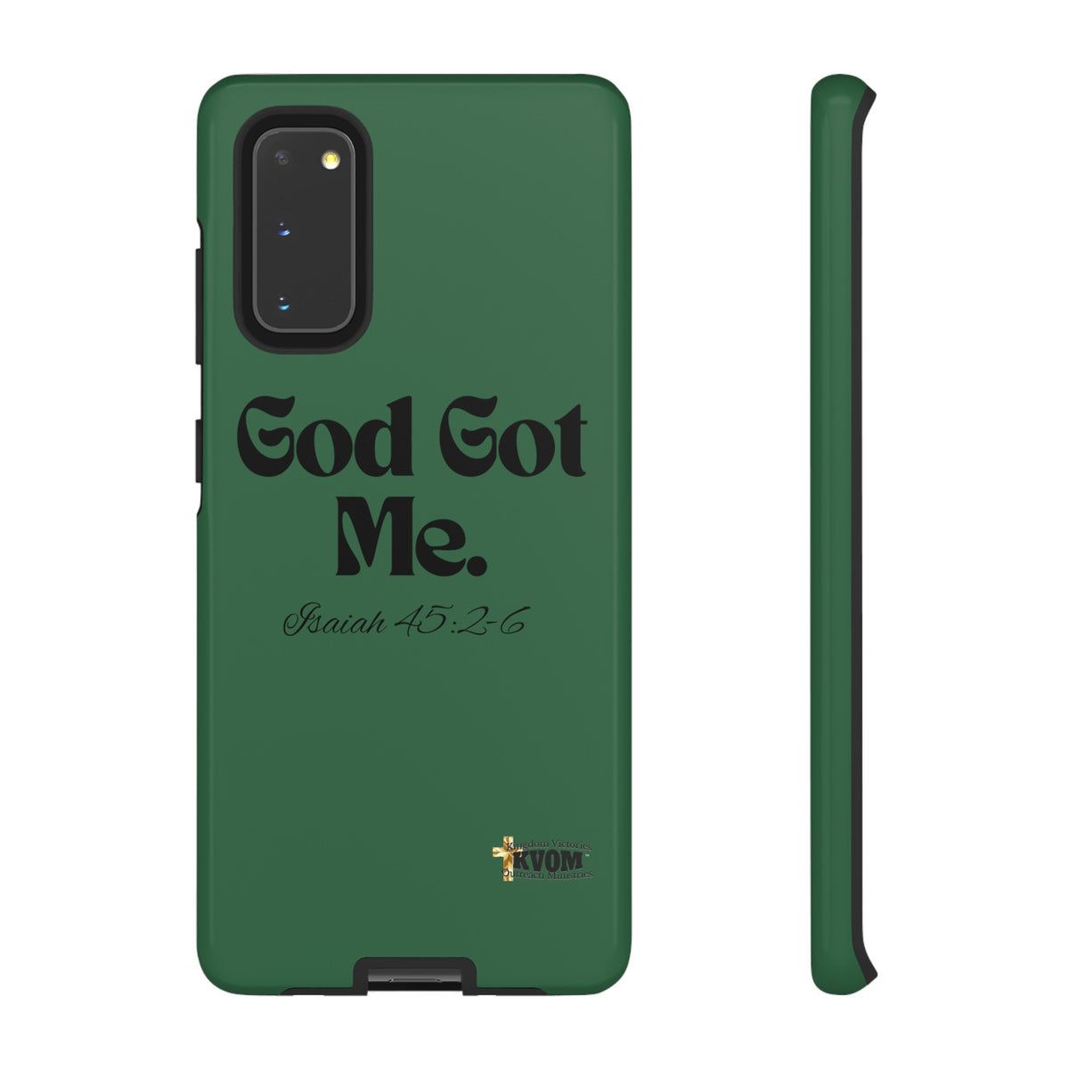 God Got Me KVOM Tough Case, Black Print