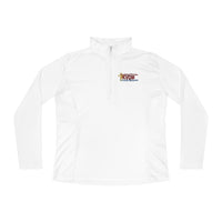 KVOM Maroon Logo Ladies Zip-Collar Pullover