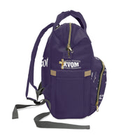 God Got Me KVOM Diaper Backpack, Eggplant