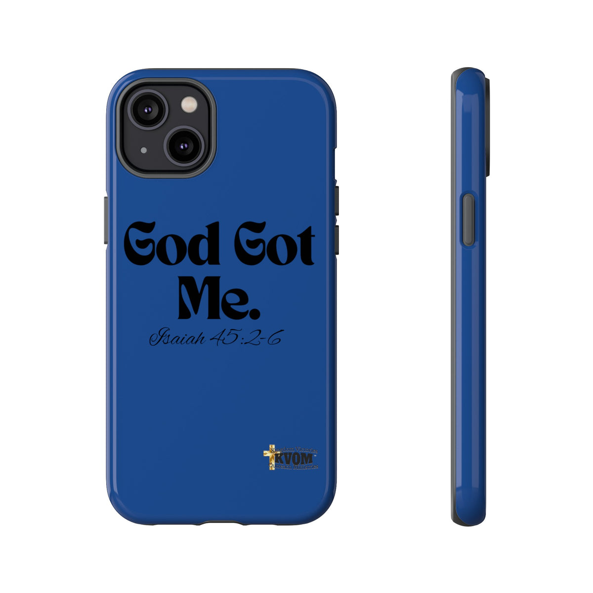 God Got Me KVOM Tough Case, Black Print