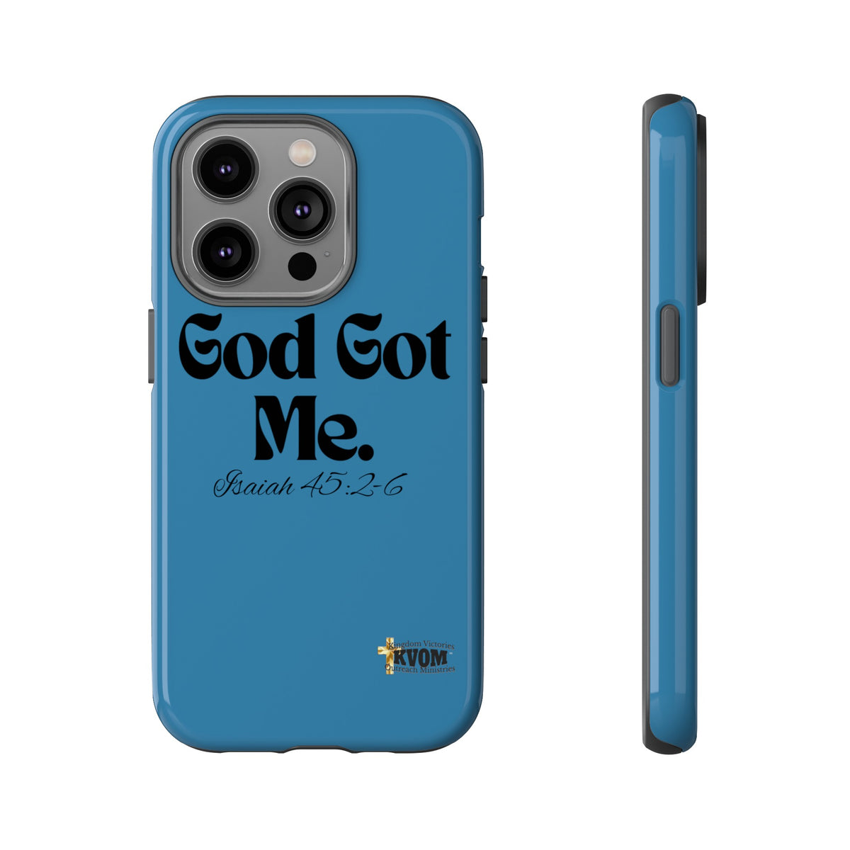 God Got Me KVOM Tough Case, Black Print