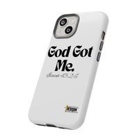 God Got Me KVOM Tough Case, Black Print